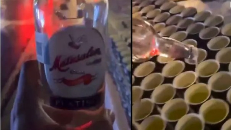 Ασυνείδητος πήγε και έριξε ρούμι στα νερά που προορίζονταν για δρομείς μαραθωνίου (vid)