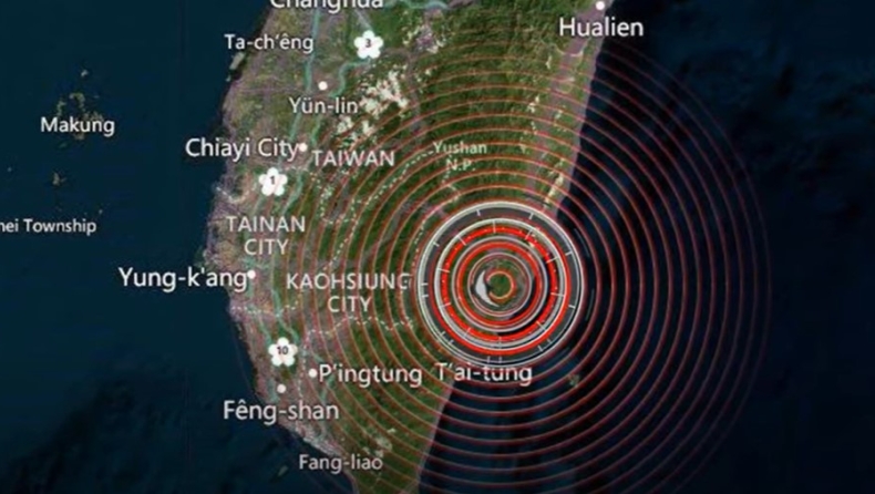 Ισχυρός σεισμός 7,2 βαθμών στην Ταιβάν, προειδοποίηση για τσουνάμι 