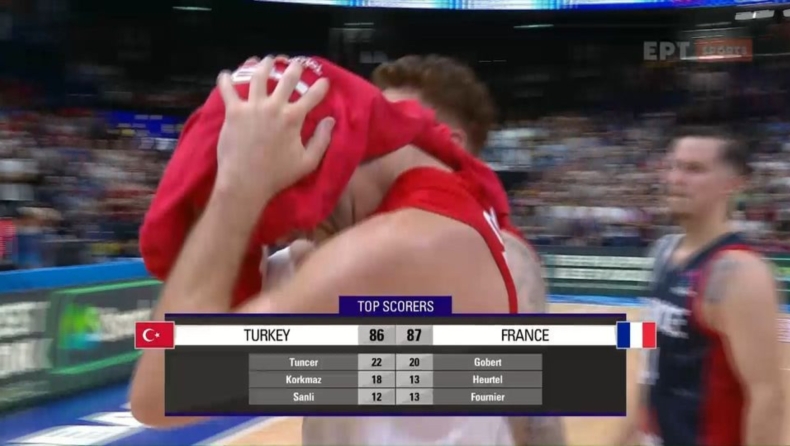 Eurobasket 2022, Τουρκία - Γαλλία 86-87: Κοντράστ συναισθημάτων των νικητών και των ηττημένων (vid)