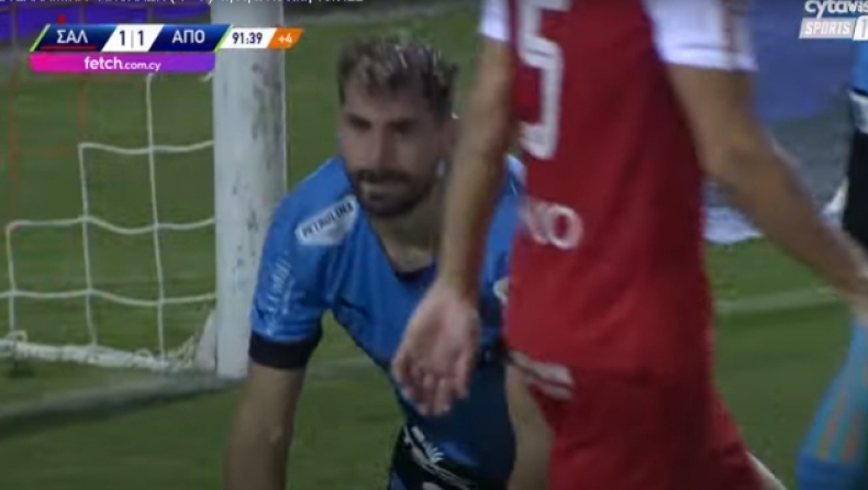 Ο Μαυρίας έχασε την ευκαιρία της χρονιάς στο Νέα Σαλαμίνα-Απόλλων Λεμεσού (vid) 