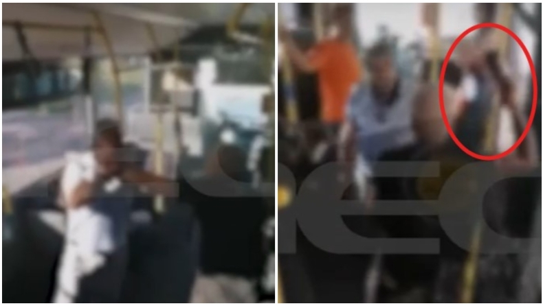 Οδηγός λεωφορείου πλακώθηκε με τον επιβάτη γιατί δεν φορούσε μάσκα: «Θα τον πνίξει τον άνθρωπο» (vid)
