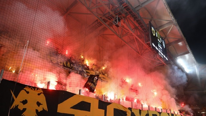 ΑΕΚ-ΠΑΟΚ: Η «καυτή» ατμόσφαιρα στην «OPAP Arena» (vid)