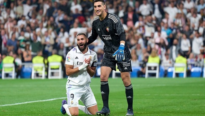 Ρεάλ Μαδρίτης – Οσασούνα 1-1: Πρώτη «γκέλα», μαζί με τη Μπάρτσα στη κορυφή (vid)