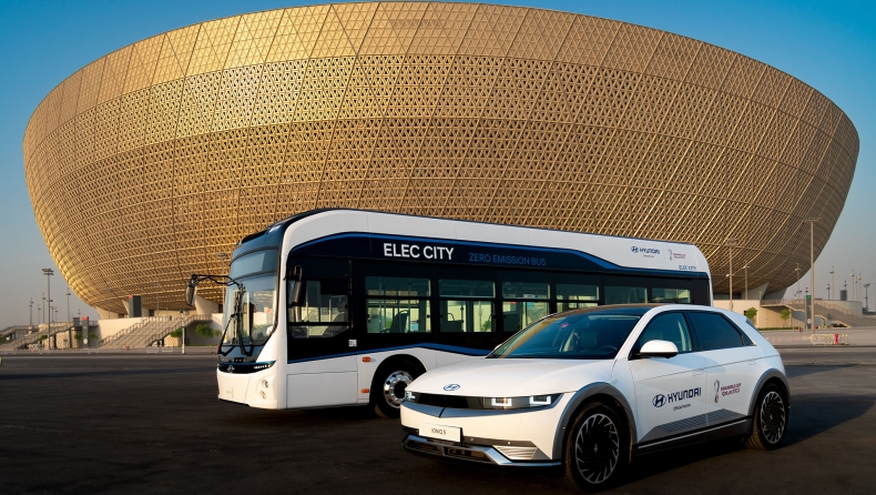 Μουντιάλ 2022: Με ηλεκτρικά Hyundai οι μετακινήσεις διοργανωτών και VIP