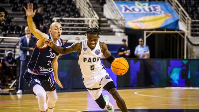 ΠΑΟΚ - Ντιζόν 66-70: Ο φοβερός Ράιλι το... πάλεψε, αλλά δεν έφτανε (vid)