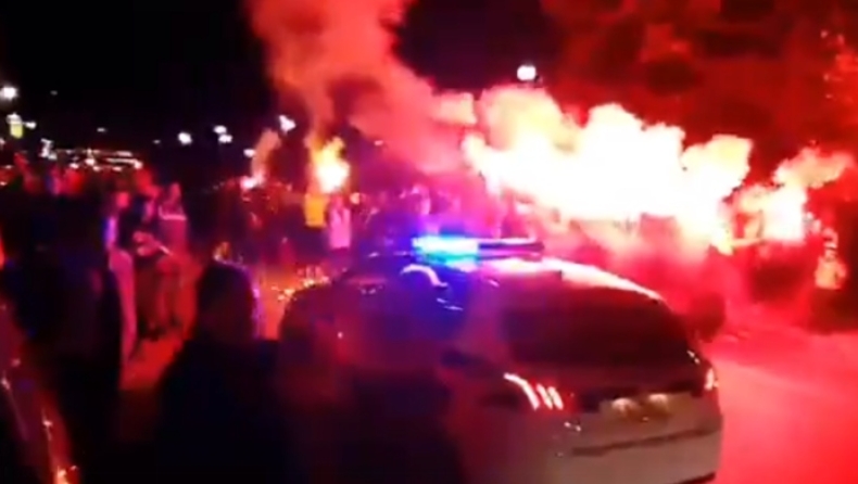  ΑΕΚ: Αποθέωση στη Λιβαδειά (vid)