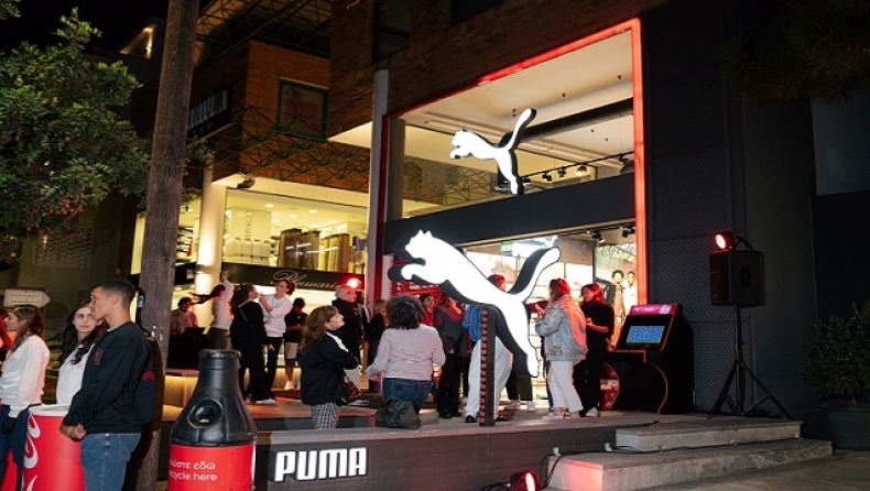 PUMA x COCA COLA: H Puma γιόρτασε τη νέα της, exclusive συλλογή, με ένα super party εμπνευσμένο από τα παλιά!