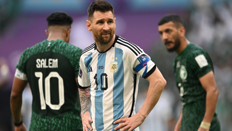 Αργεντινή - Σαουδική Αραβία 1-2: Τρελό «χουνέρι» στην παρέα του Μέσι και εκκωφαντικό τέλος στο αήττητο (vid)
