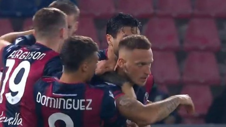 Μπολόνια - Σασουόλο 3-0: Ξέσπασαν οι Ροσομπλού μετά την «εξάρα» από την Ίντερ 