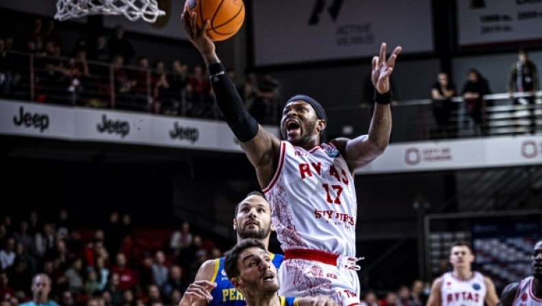 Ρίτας Βίλνιους - Περιστέρι 89-64: Βαριά πρώτη ήττα για την ομάδα του Σπανούλη (vid)