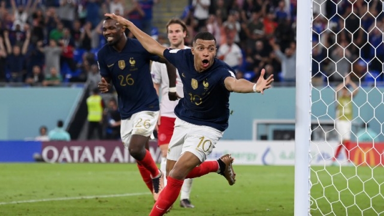 Μουντιάλ 2022, Γαλλία - Δανία 2-1: Ο Μπαπέ έβαλε τέλος στην κατάρα των πρωταθλητών!