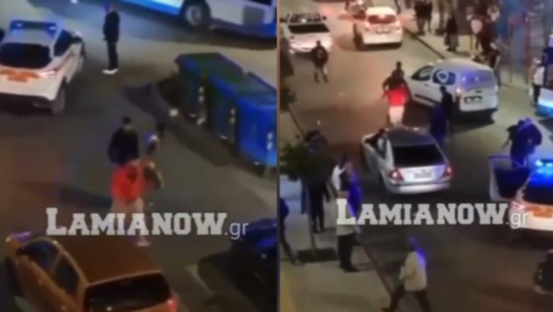 Νέο βίντεο ντοκουμέντο από τον άγριο ξυλοδαρμό δημοτικού αστυνομικού στη Λαμία (vid)
