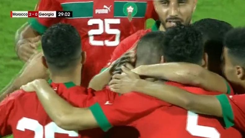 Μαρόκο - Γεωργία 3-0: Εύκολη επικράτηση για τα Λοντάρια του Άτλαντα