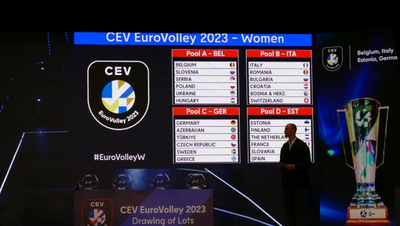 Με Γερμανία, Αζερμπαϊτζάν, Τουρκία, Τσεχία και Σουηδία η Εθνική γυναικών