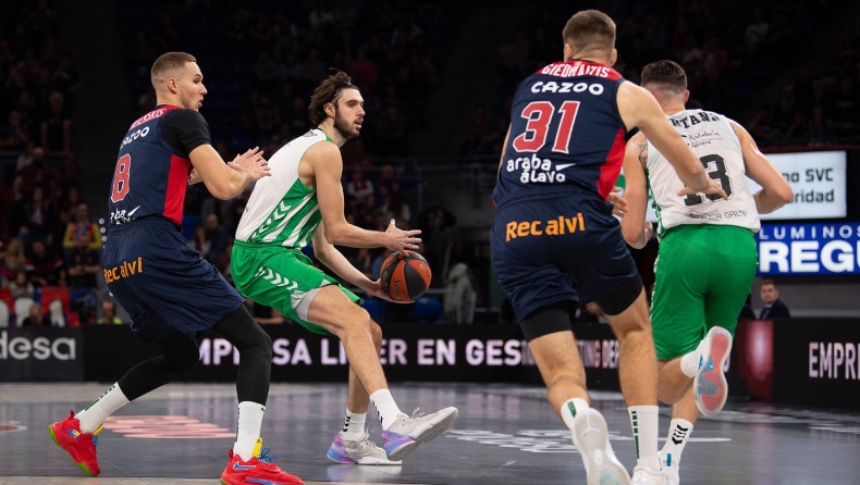 Μπασκόνια - Μπέτις 107-103: Οι Βάσκοι υπέταξαν τον... μαγικό Τσαλμπούρη και βλέπουν Παναθηναϊκό