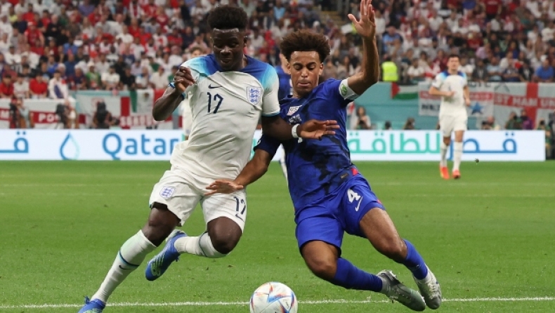 Μουντιάλ 2022, Αγγλία - ΗΠΑ 0-0: Football vs Soccer στο «Χ» και αγκαλιά με τους «16» τα Τρία Λιοντάρια (vid)