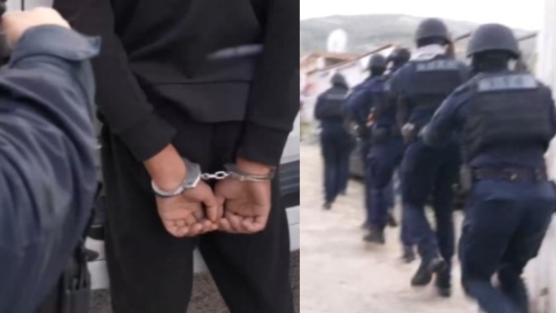 Μεγάλη επιχείρηση της Αστυνομίας σε Ασπρόπυργο και Μενίδι: Προσαγωγές και 6 συλλήψεις (vid)