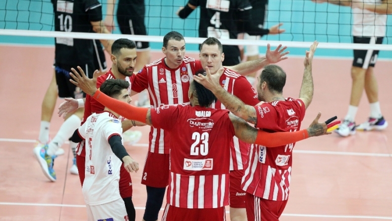 Ολυμπιακός – ΠΑΟΚ 3-1: Με εξαιρετικό σερβίς πρωταθλητές χειμώνα οι «ερυθρόλευκοι» (vids)