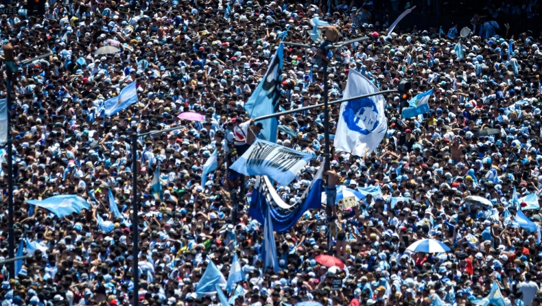 Μουντιάλ 2022, Αργεντινή: Ανθρώπινη... παλίρροια αποθέωσε τους πρωταθλητές κόσμου (vid)