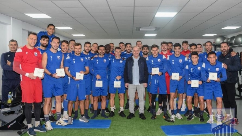 Λαμία: Προπόνηση με… γούρια