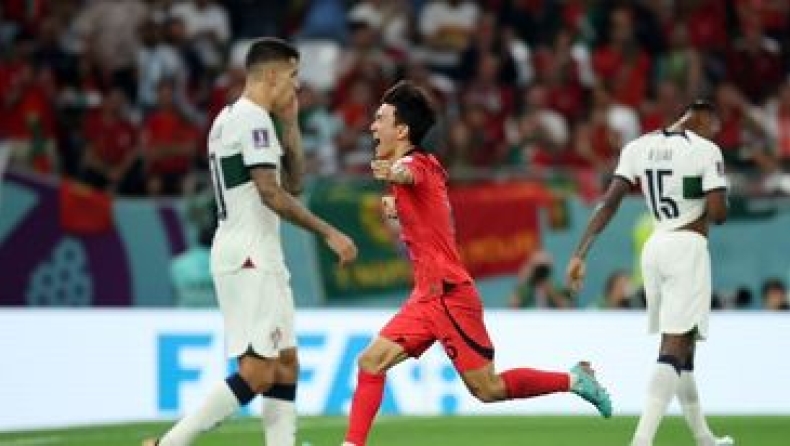 Μουντιάλ 2022: Η «ερυθρόλευκη» Κορέα και η Πορτογαλία στους «16» 