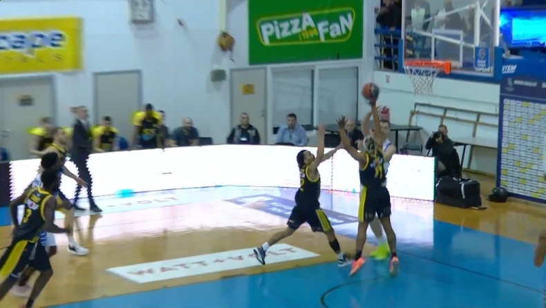 Ιωνικός - Άρης: Απίθανο αυτοκαλάθι ο Νότε (vid)