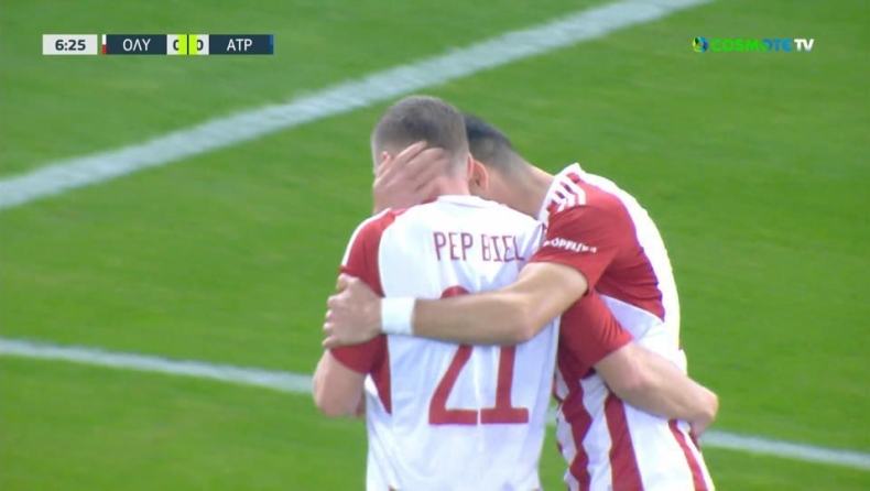  Ολυμπιακός-Ατρόμητος: Ο Μπιελ το 1-0 (vid) 