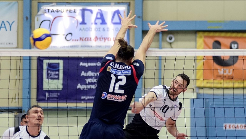 Volley League: Ντέρμπι στη Σύρο με Φοίνικα κόντρα στον πρωτοπόρο ΠΑΟΚ