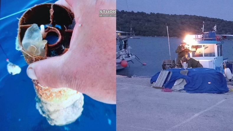 Απίστευτο περιστατικό στην Επίδαυρο με καΐκι να ψαρεύει ενεργή οβίδα του Πολεμικού Ναυτικού