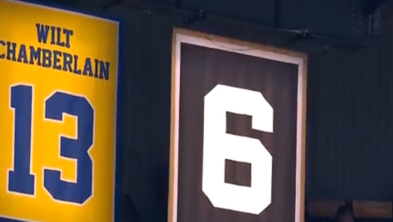 Γκόλντεν Στέιτ Γουόριορς: Το Νο6 του Ράσελ δίπλα στη φανέλα του Τσάμπερλεϊν (vid)