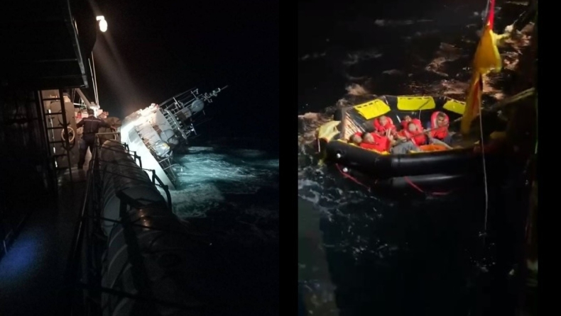 Έξι νεκροί και 23 αγνοούμενοι μετά το ναυάγιο πολεμικού πλοίου στην Ταϊλάνδη (vid)