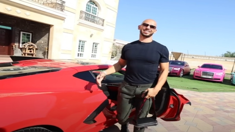 Κατασχέθηκαν περιουσιακά στοιχεία του Άντριου Τέιτ αξίας σχεδόν 4 εκατομμυρίων ευρώ