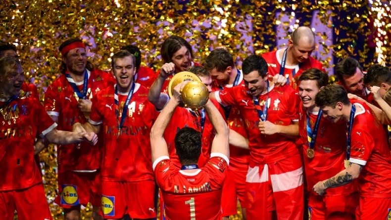 H Δανία γιορτάζει για το τρίτο διαδοχικό χρυσό μετάλλιο σε παγκόσμιο πρωτάθλημα ανδρών