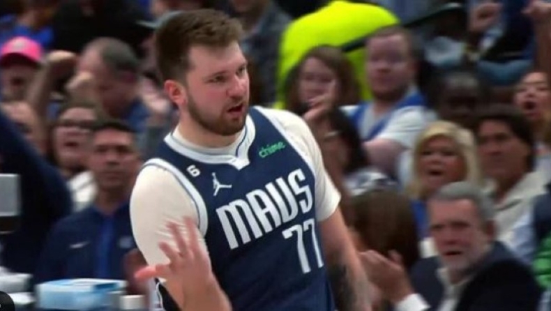 Μάβερικς - Χιτ: Ο Ντόντσιτς χρεώθηκε παράβαση και κορόιδεψε τον διαιτητή στην επόμενη φάση (vid)