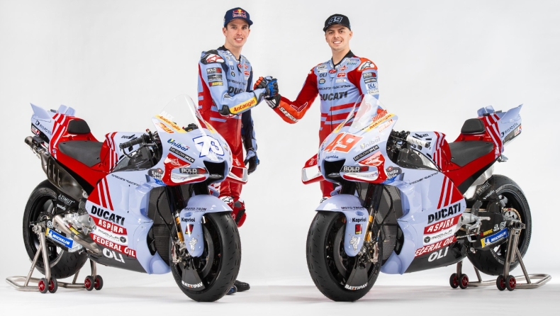 MotoGP: Παρουσιάστηκε η Gresini Ducati με νέα χρώματα και νέο lineup