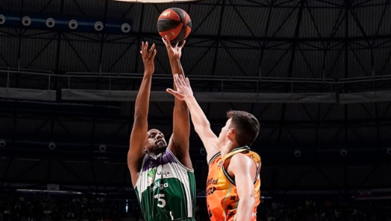 Μάλαγα - Βαλένθια 102-86: Σαρωτική και στο πρωτάθλημα η Ουνικάχα