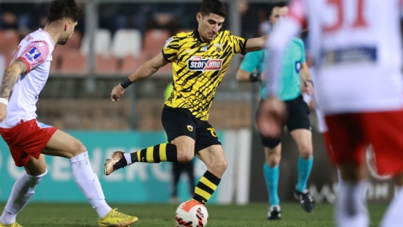  Πανσερραϊκός-ΑΕΚ: Ωραίος «κιτρινόμαυρος» συνδυασμός και 0-1 από τον Μάνταλο (vid) 