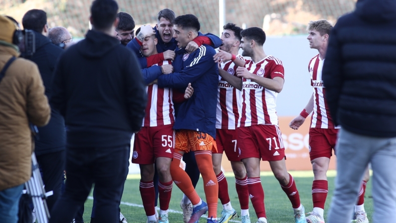 ΑΕΚ Β΄- Ολυμπιακός Β΄1-2: Στα κόκκινα το ντέρμπι των Β! (vids)