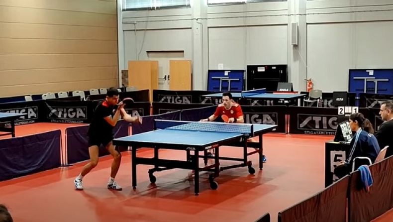 Ομοσπονδία πινγκ πονγκ κατά του Ολυμπιακού