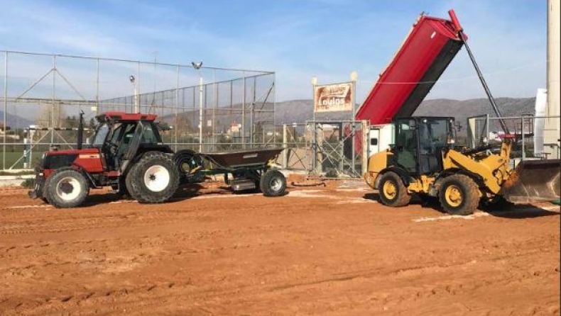  Λεβαδειακός: Συνεχίζονται οι εργασίες στο προπονητικό 