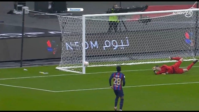 Ρεάλ Μαδρίτης - Μπαρτσελόνα: Κουρτουά και δοκάρι σταμάτησαν τον Λεβαντόφσκι (vid)