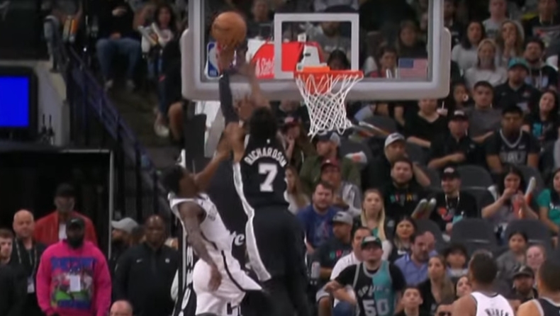 NBA Top-10: Στην κορυφή το απίθανο μπλοκ... αλά βόλεϊ του Ρίτσαρντσον (vid)
