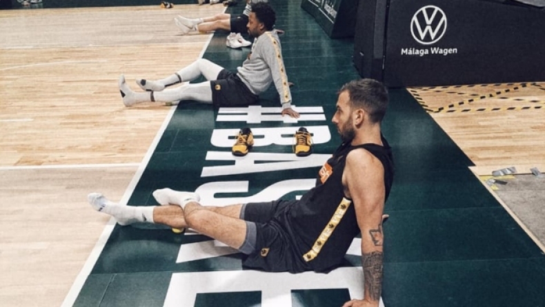 ΑΕΚ: Προπόνηση στο Martin Carpena ενόψει Μάλαγα