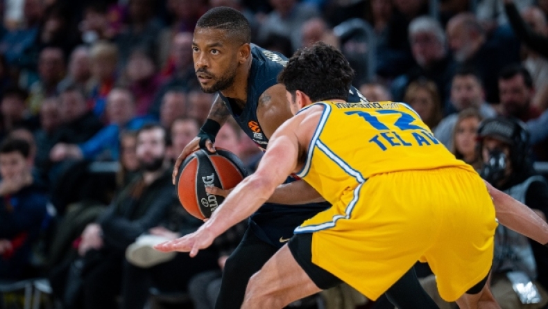 Μπαρτσελόνα - Μακάμπι 83-78: Ανατροπή με Χίγκινς