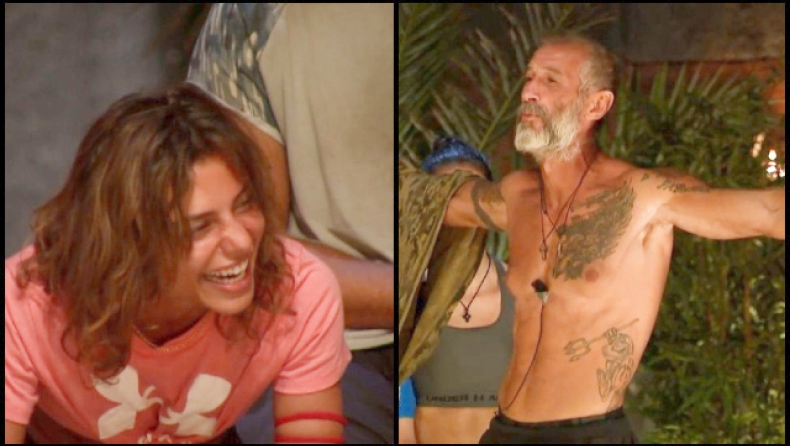 Καψούρης με την «κουκλάρα» Ελευθερίου ο Καραγκούνιας στο Survivor: Του ζήτησε και έβγαλε την μπλούζα του (vids)