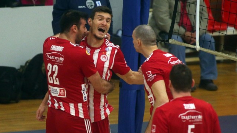Πήγασος - Ολυμπιακός 0-3: «Διπλό» στην Πολίχνη με MVP Κουμεντάκη