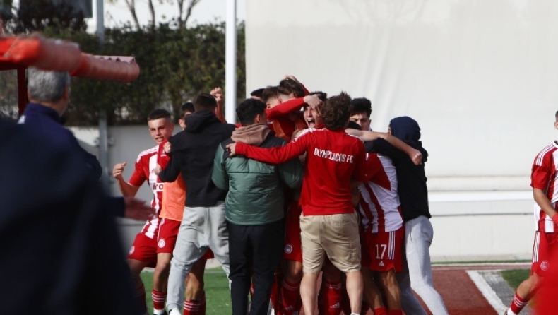 U19 Ολυμπιακός - Παναθηναϊκός 2-1: Νίκη πρωτιάς με ανατροπή για τους «Ερυθρόλευκους»!