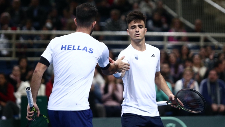 Davis Cup: Ήττα για Πέτρο Τσιτσιπά / Αλέξανδρο Σκορίλα στο διπλό, μείωσε σε 2-1 το Εκουαδόρ