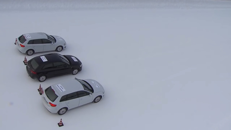 Χειμερινά, θερινά και all weather ελαστικά: Έτσι συμπεριφέρονται στο χιόνι (vid)