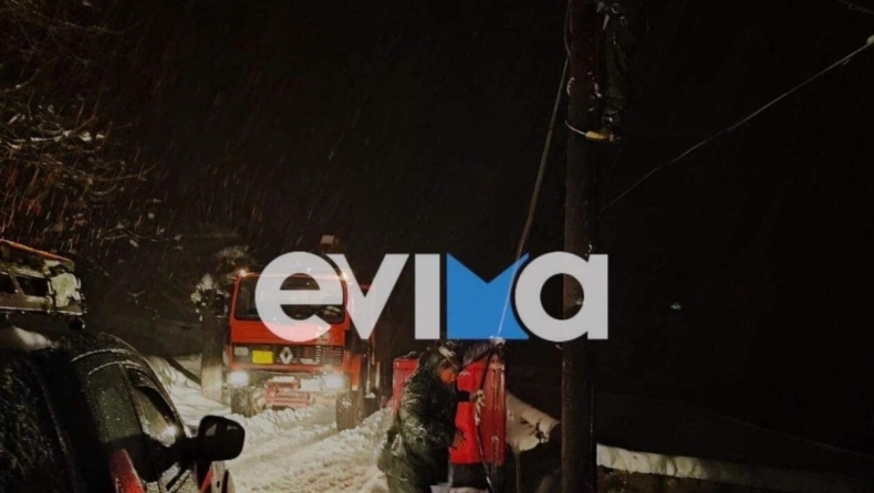 Κατέρρευσε δίκτυο της ΔΕΗ στην Εύβοια: Στέλνουν γεννήτριες σε χωριά (vid)
